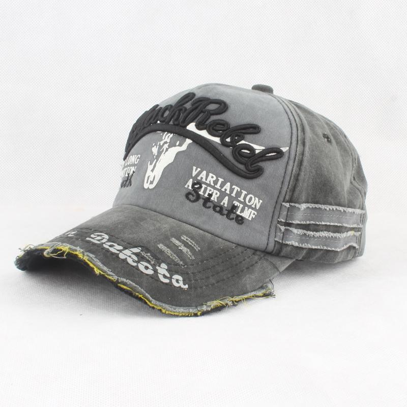 Thời trang rửa bóng chày mũ nữ nam nam Hip hop mũ nam mũ bóng chày nữ unisex xương snapback cap nữ Gorras Color: dark blue gray Size: Adjustable