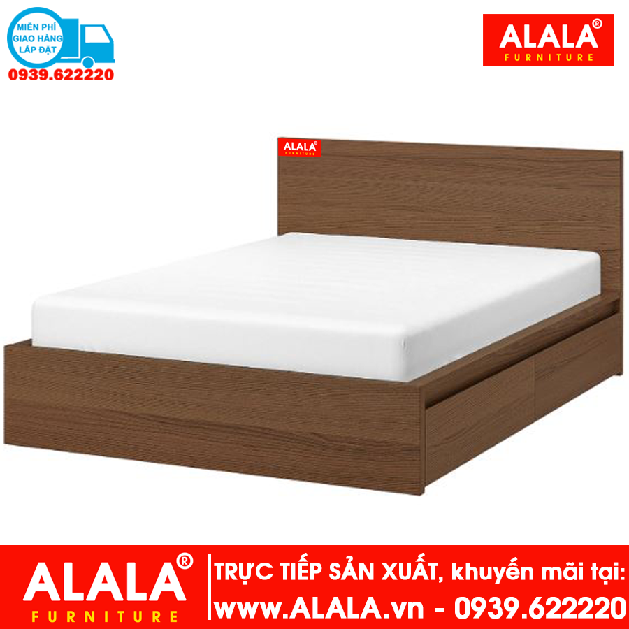 Giường ngủ ALALA gỗ HMR chống nước - www.ALALA.vn® - Za.lo: 0939.622220