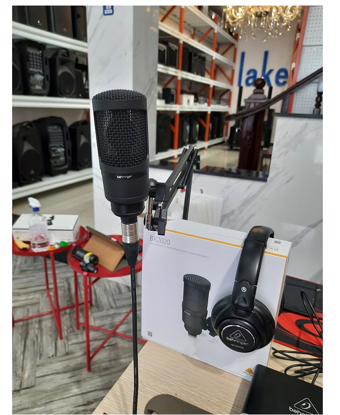 Microphone Thu Âm Behringer BX2020 - Large-diaphragm Condenser Microphone- Hàng Chính Hãng