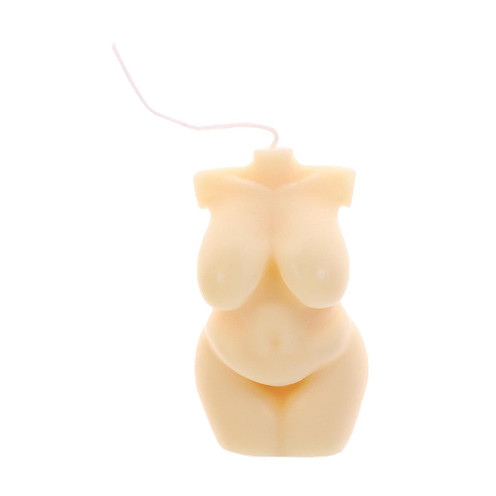 Art Women's Body Torso Relaxing Scented Soy Candle