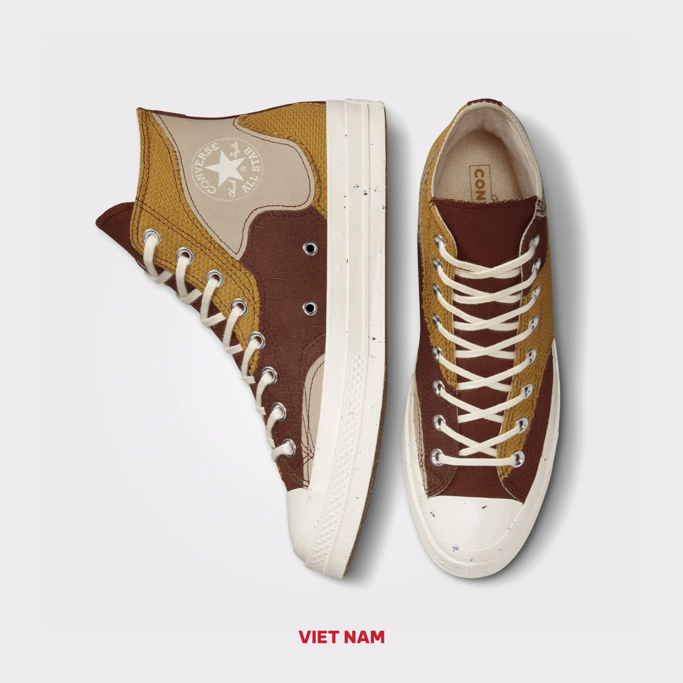 Giày Converse Chuck Taylor 1970 Craft Mix Cổ Cao A02751C