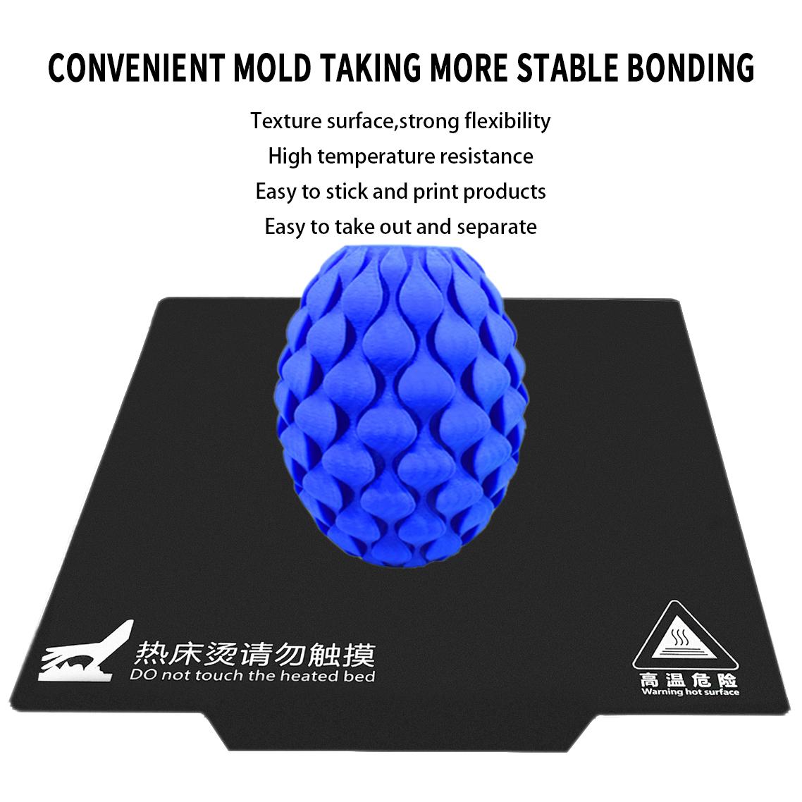 3D Máy In Phần Mới Giường Từ Tính Băng Keo In Hình Dán 150/200/214/220/235/310mm Vuông Xây Dựng Tấm Băng Bề Mặt Flex Tấm