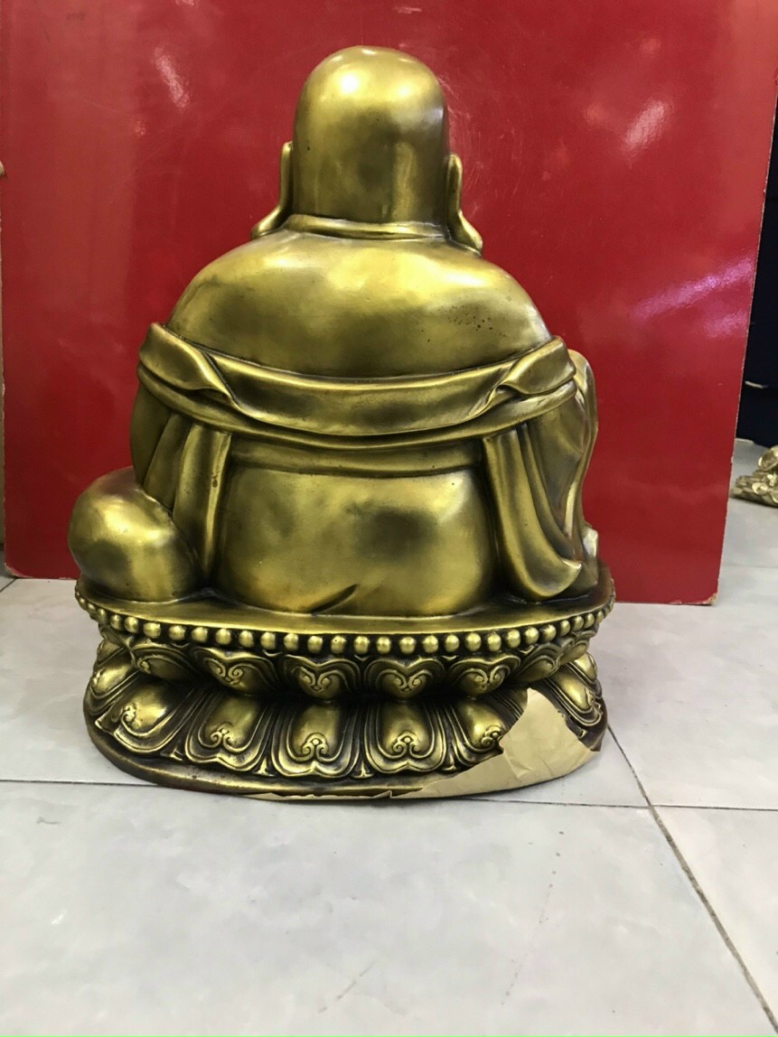 Tượng Di Lạc ngự đài Sen - Vật phẩm phong thủy