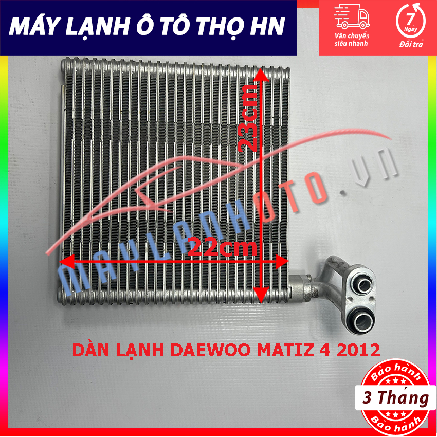 Dàn (giàn) lạnh DW Matiz 4-Chevrolet Spark-Groove 2012 2013 2014 2015 hàng xịn Hàn Quốc 12 13 14 15