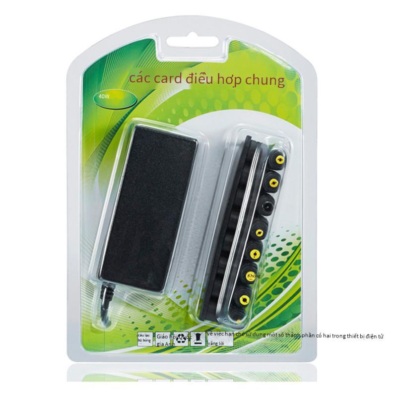 Bộ cấp nguồn nhận dạng tự động giá thấp nhất 40w Bộ đổi nguồn đa chức năng 8 loại chuyển đổi Bộ sạc máy tính xách tay đa năng đầu DC