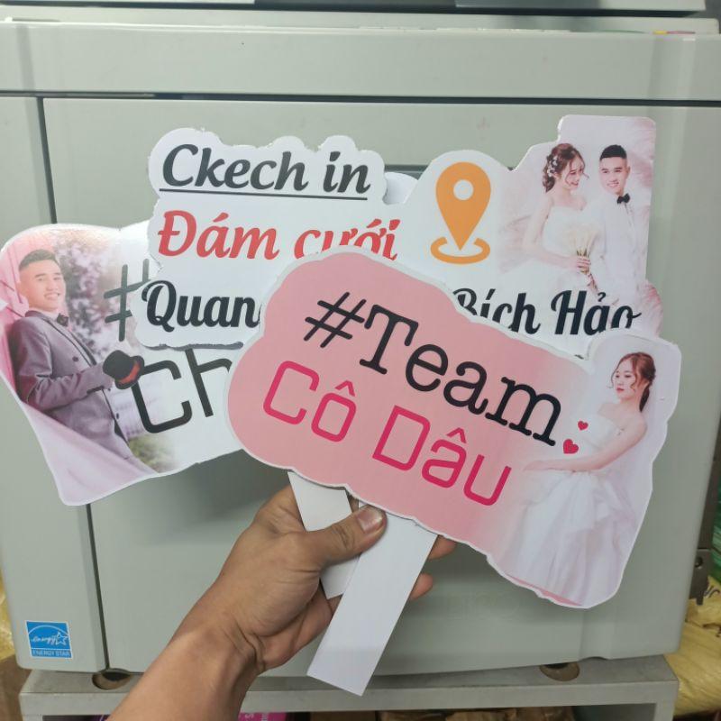 #Combo 6 Hashtag chụp ảnh cưới in hình cô dâu chú rể