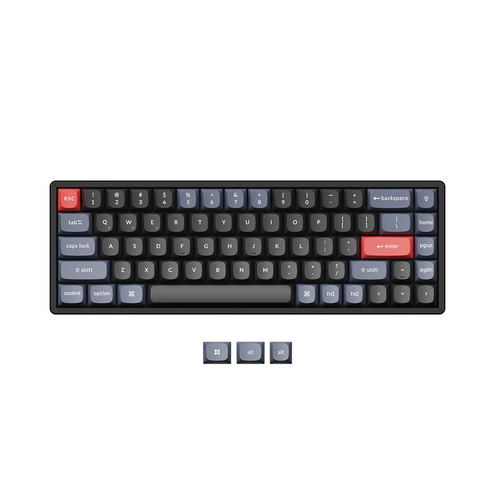 Bàn phím cơ không dây Keychron K6 Pro Version B Led RGB HotSwap K Pro Switch Red / Blue / Brown - Hàng Chính Hãng