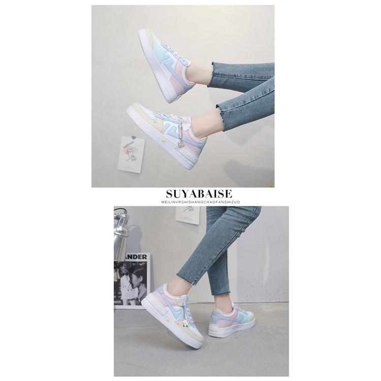 GIÀY NỮ ULZZANG KẸO NGỌT, SNEAKER AF1 HOT TREND