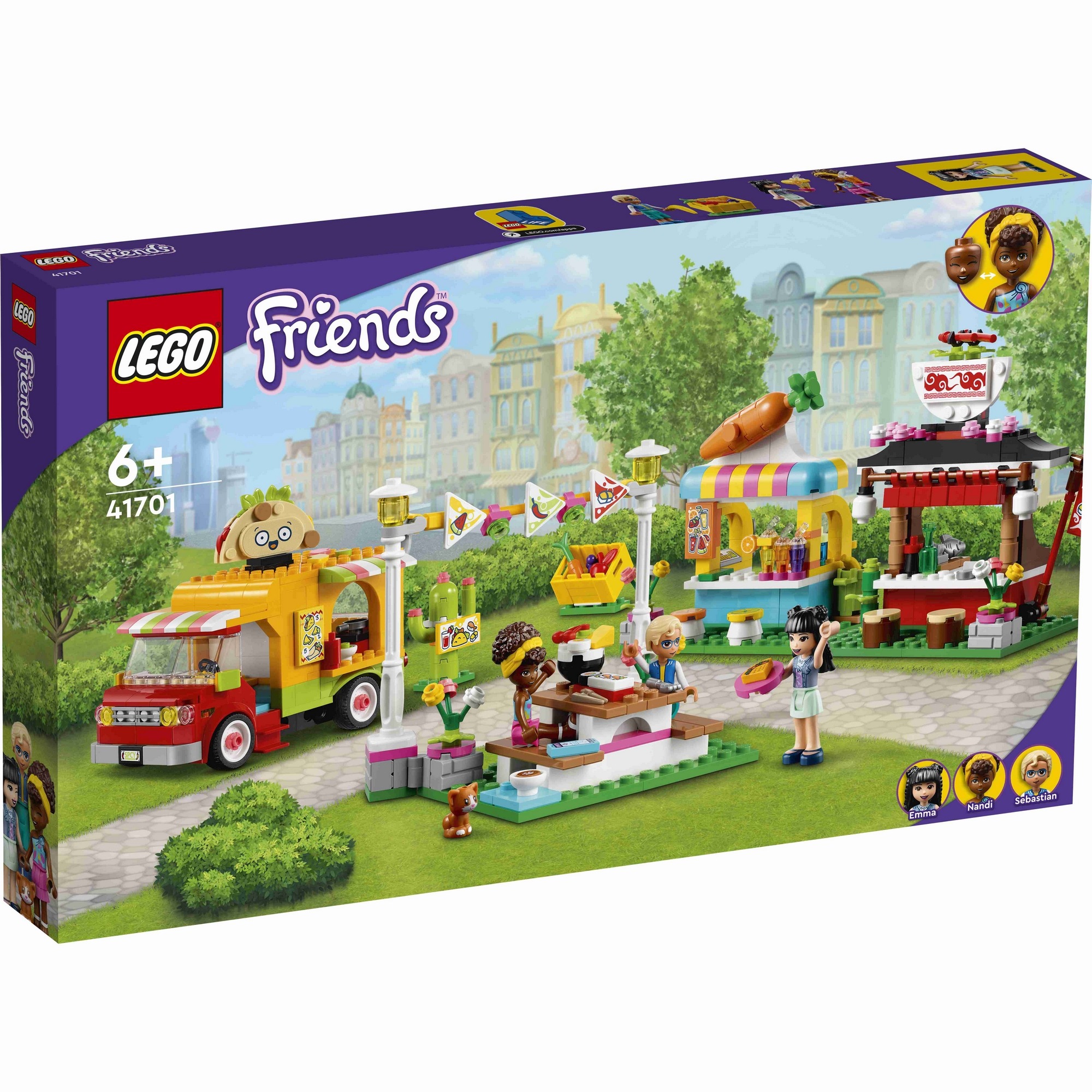 LEGO Friends 41701 Khu Phố Ẩm Thực Heartlake (592 chi tiết)