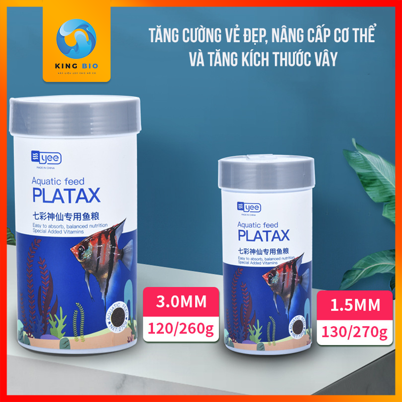 Cám Yee Platax hạt 1.5mm - Thức ăn cân bằng dinh dưỡng chuyên dụng cho cá ó lửa