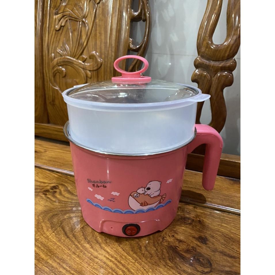 Nồi Lẩu/Ca Nấu Mì Mini 18cm - Ngẫu Nhiên Màu