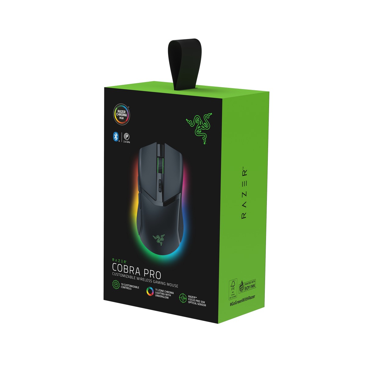 Chuột không dây Razer Cobra Pro-Ambidextrous Wireless Gaming Mouse_Mới, hàng chính hãng