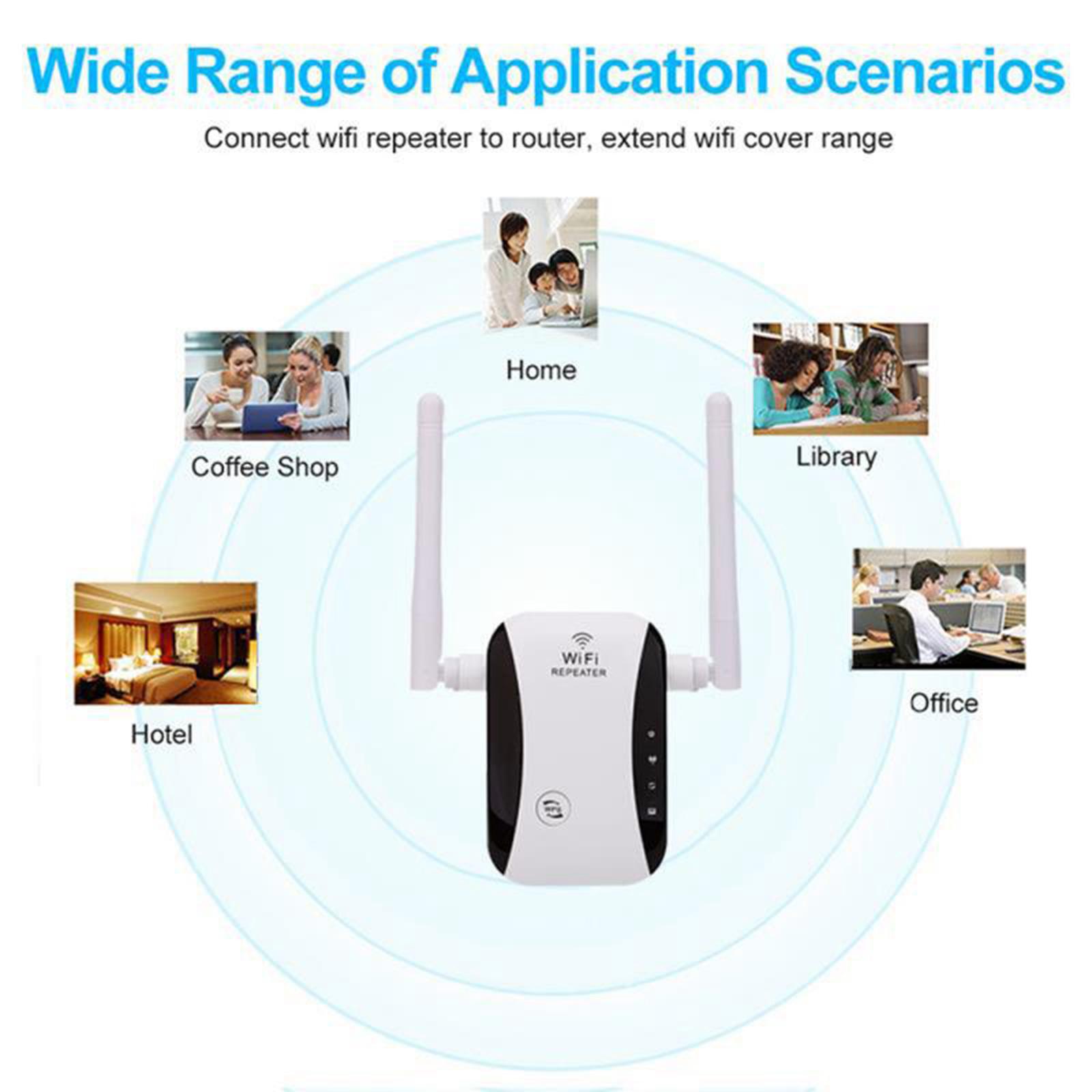 Wifi Range Booster Extender Router 300Mbps UK Plug