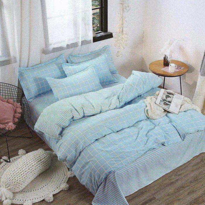 Bộ chăn ga gối Cotton cao cấp 1m6x2m
