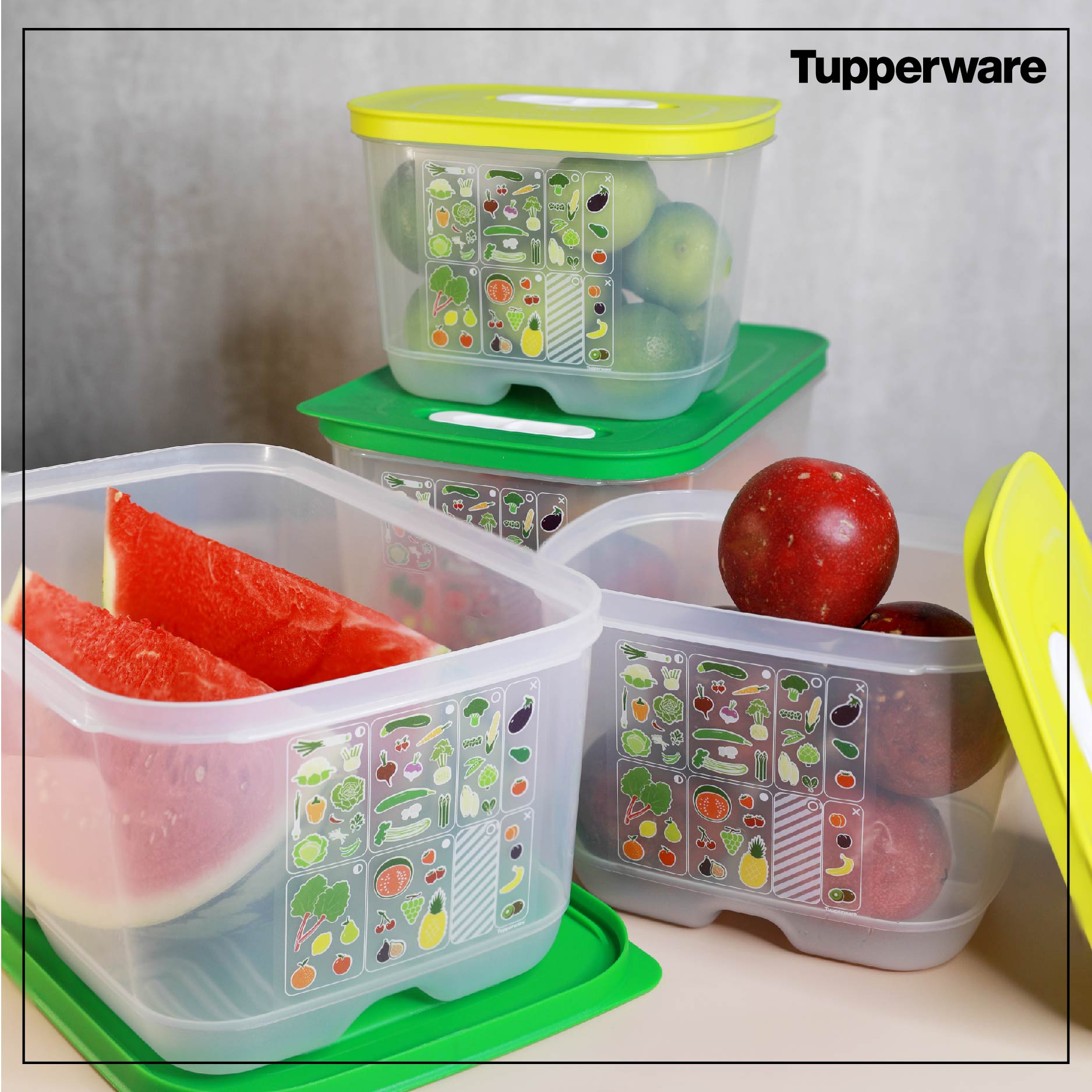 Hộp trữ mát có nút hô hấp Ventsmart 4.4L Tupperware