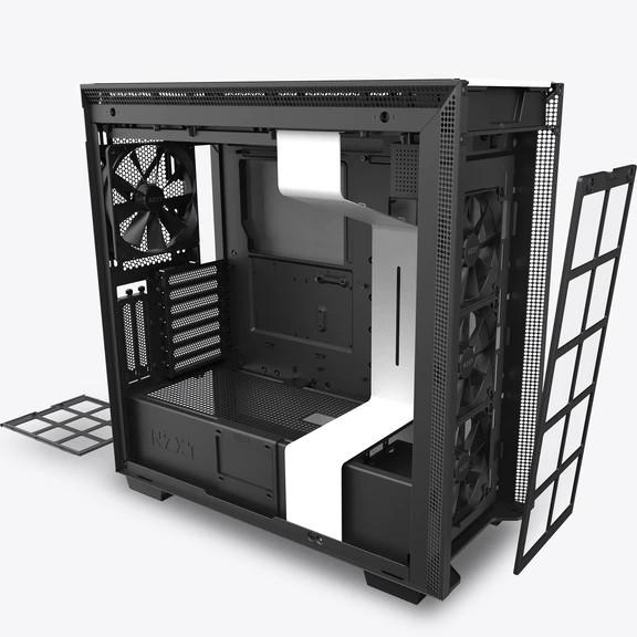 Vỏ Case Máy Tính NZXT H710i Màu Trắng Sần- Hàng Chính Hãng