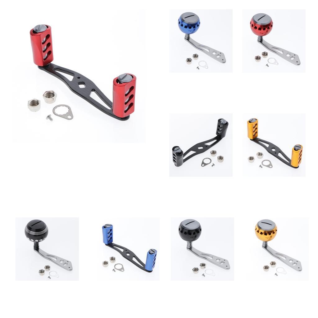 Reel Handle for Baitcasting Drum Raft Reel Single Handle - Red