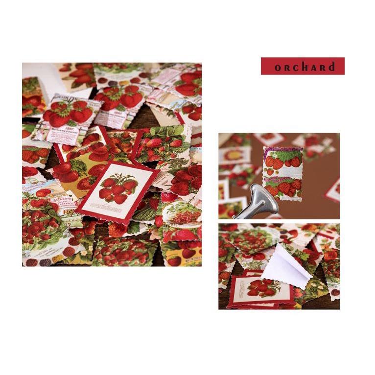 Bộ 46 Sticker Dâu Tây Siêu Đáng Yêu E129