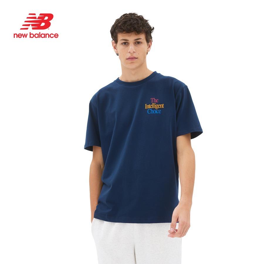 Áo thun thời trang nam New Balance APP LIFESTYLE T-SHIRT M NATURAL INDIGO - AMT23502NGO