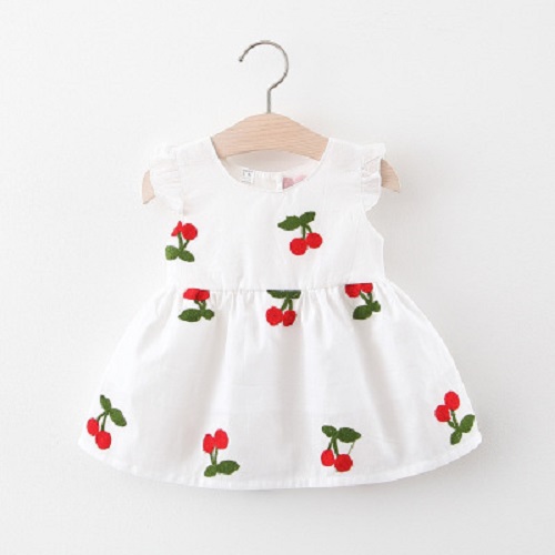 Đầm xòe bé gái xinh xắn, đầm cho bé mùa hè từ 9-18kg - váy xòe cho bé dễ thương mặc nhà, đi chơi, đi biển