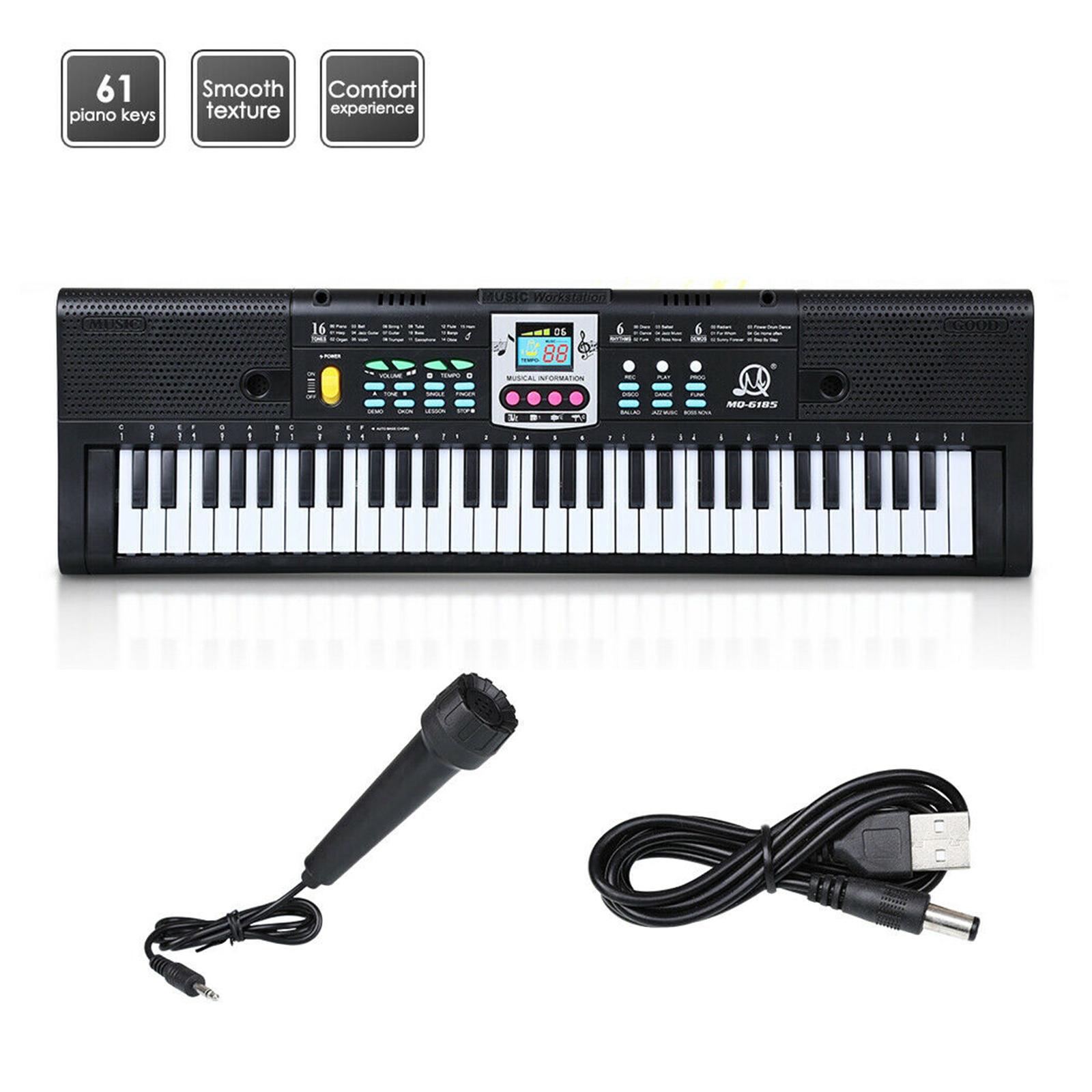 61 Key Digital Music Electronic Keyboard Key Board Electric Piano for Home Stage