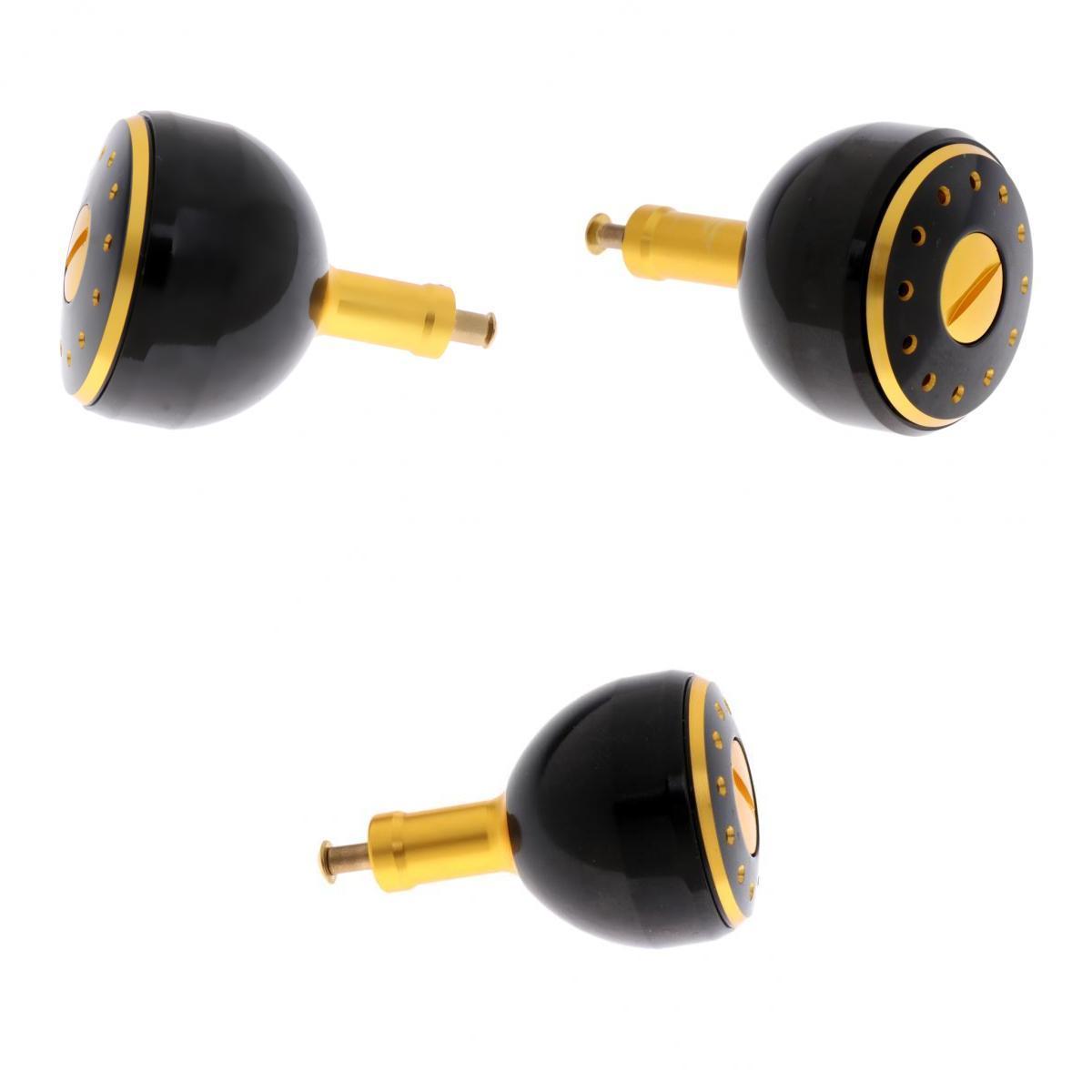 3pcs Fishing Reel Handle Knob Power Knob Handle Grip Gear Accessories S M L Suit for Saltwater/Freshwater Use