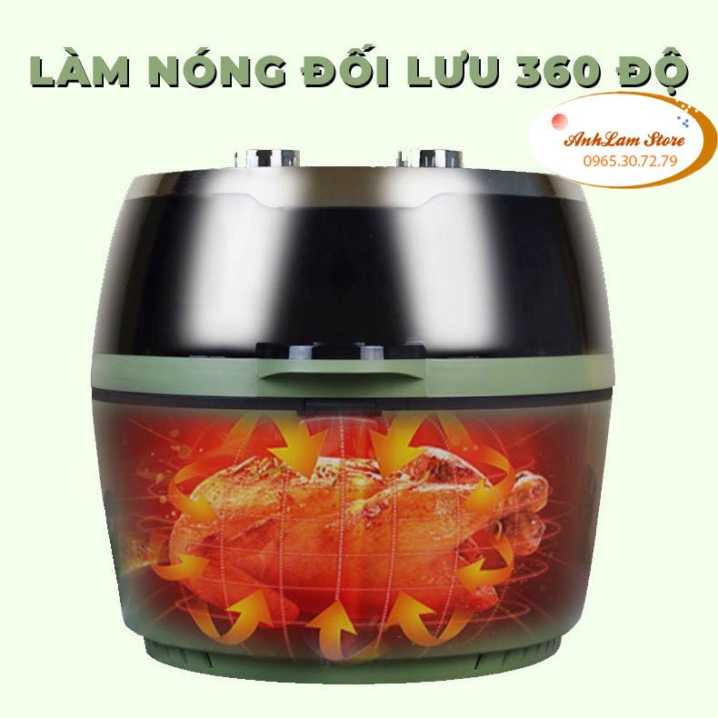 Nồi chiên không dầu 8 lít thế hệ mới