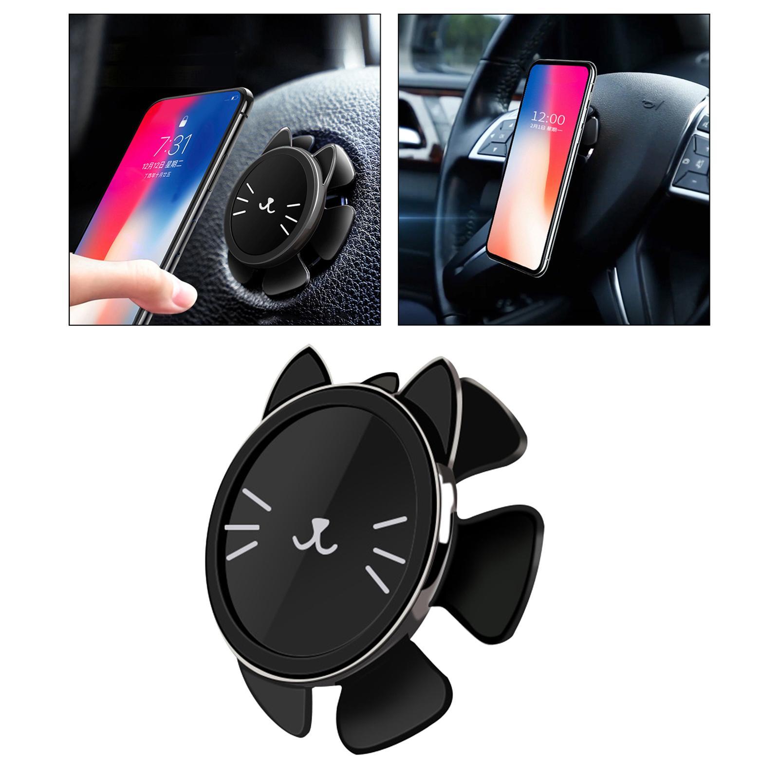 Universal Car Phone Mount Holder Magnetic Hands Free 360 Rotation
