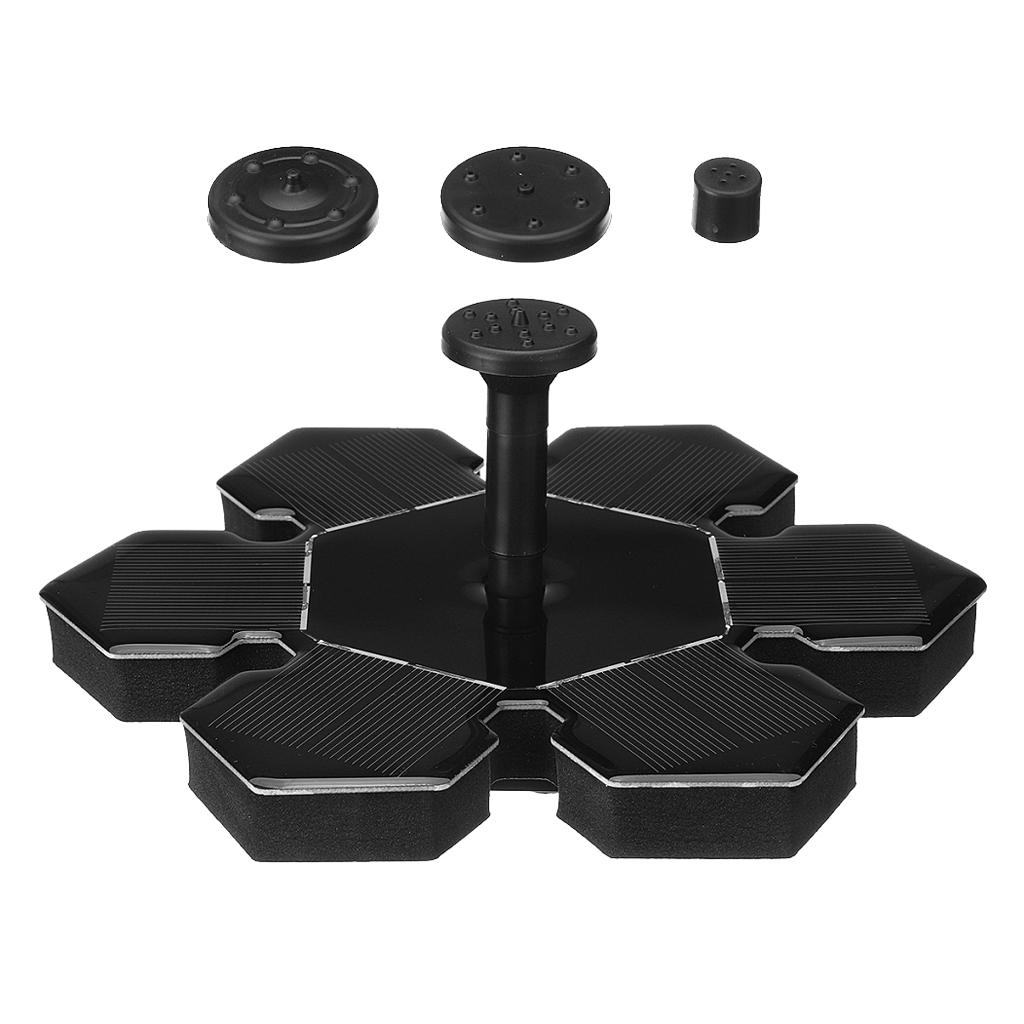 Solar Panel Powered Submersible Fountain Garden Pond Water Pump
