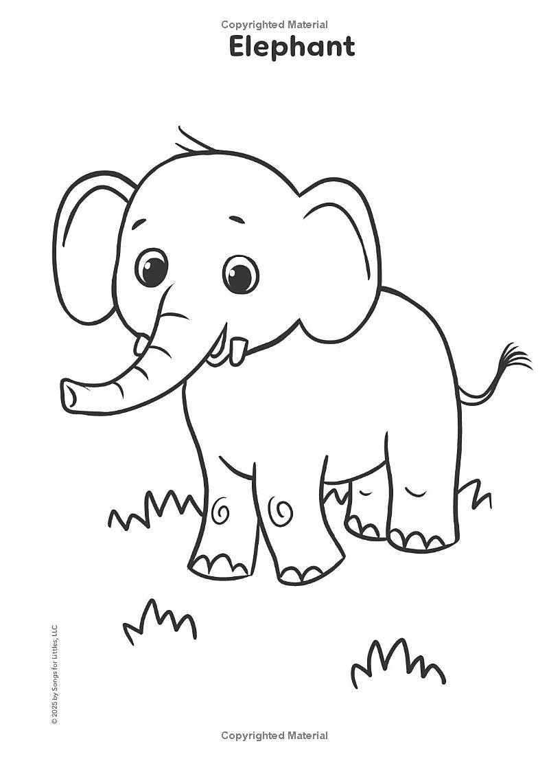 Sách ngoại văn: Ms. Rachel - My First Coloring Book