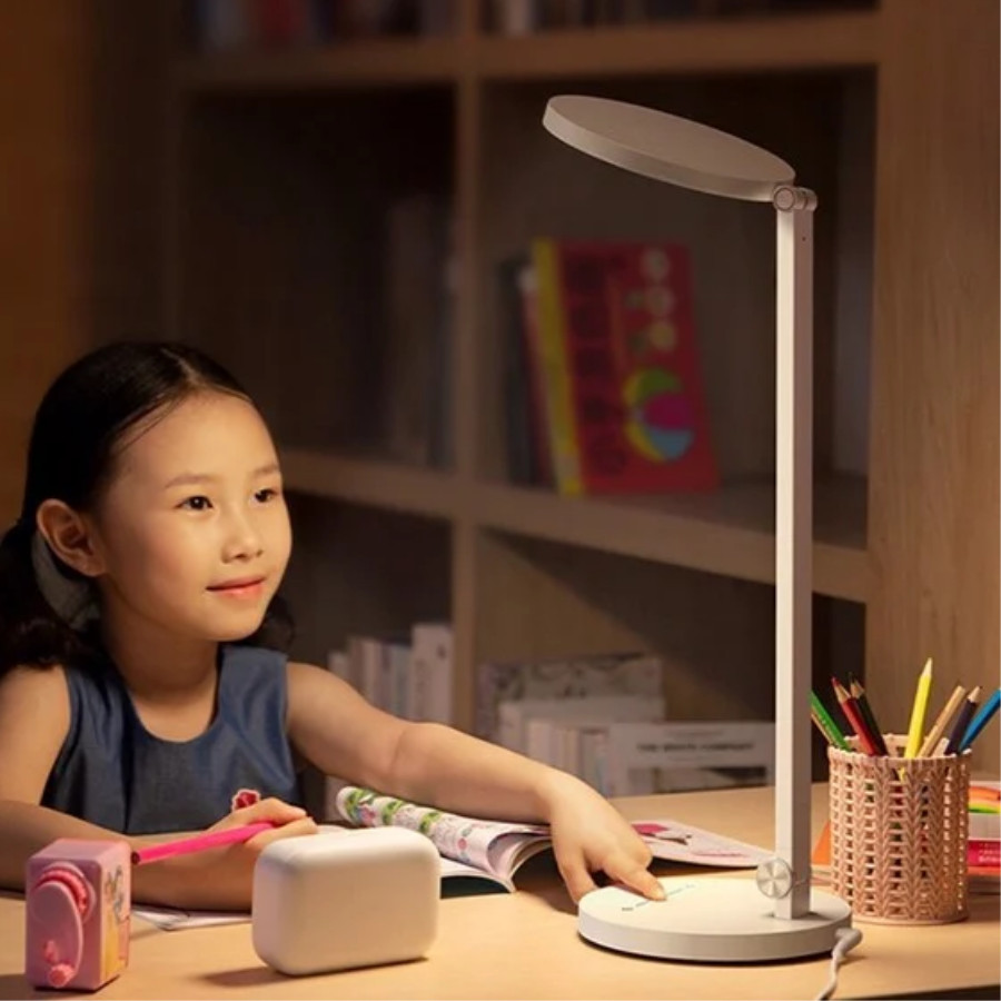 Đèn để bàn bảo vệ mắt Baseus Smart Eye Series Full Spectrum Eye-protective Desk Lamp (Tần số quét cao, điều chỉnh tông màu ánh sáng, chống chói, chống mõi mắt, chống cận) LV830-SB-CN-WH [Hàng Chính Hãng]