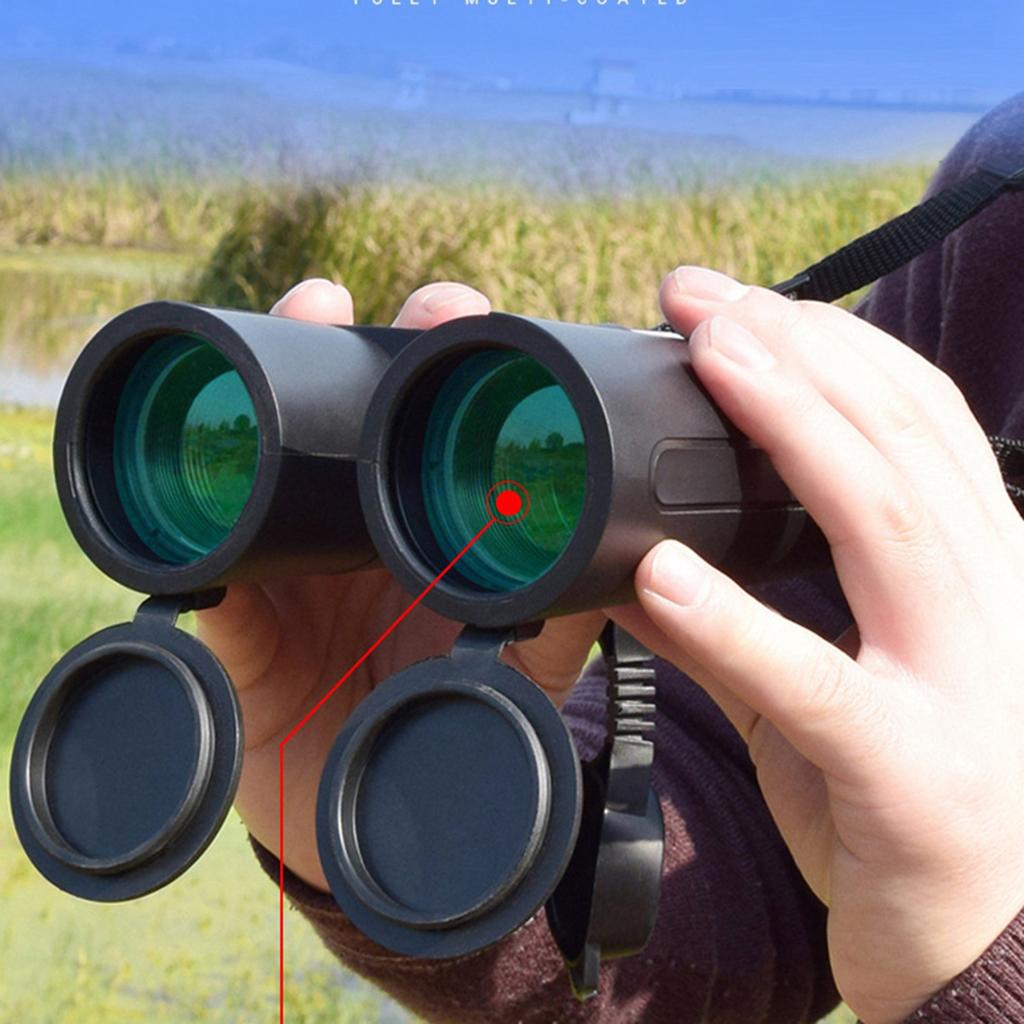 High Power 12X42 Portable Binoculars Telescope BAK4 Prism Optical Lens