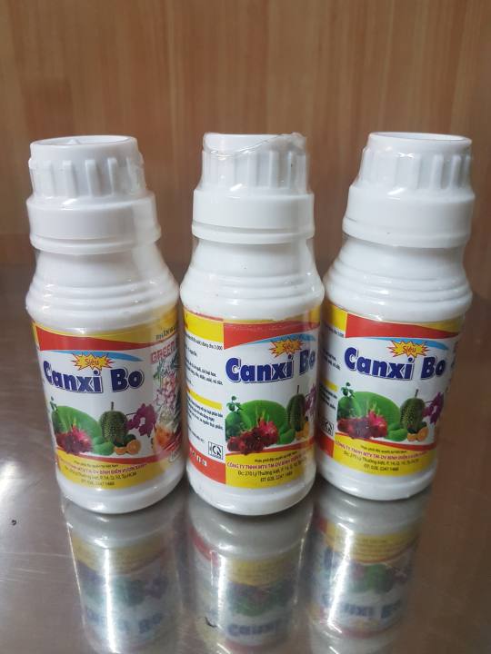 Phân vi lượng CANXI BO cho cây trái - hoa màu - hoa kiểng chống hư rễ quăn lá rụng trái và nứt trái chai 100ml