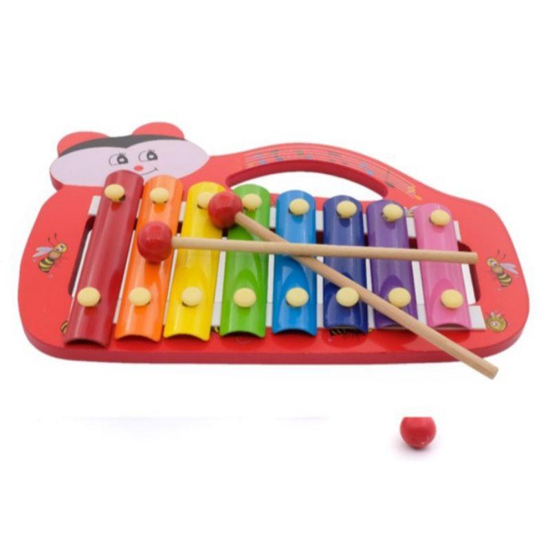 ĐỒ CHƠI - ĐÀN XYLOPHONE 8 THANH- ĐỒ CHƠI NHẠC CỤ- Giúp bé cảm nhận âm thanh nhạc cụ, phát triển đam mê