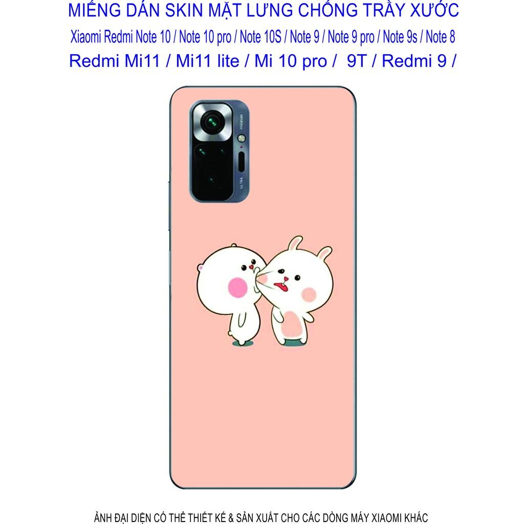 Miếng Dán Skin 3D dành cho Xiaomi Redmi note 10 / note 10pro / note 10s/ note 9/ note 9pro/ note 8/ mi 11/ mi 11lite/ mi 10pro...