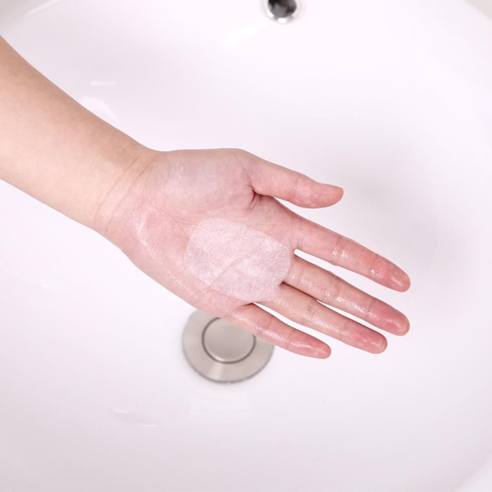 Hộp xà phòng rửa tay di động dùng một lần gồm 20 tờ xà phòng có mùi thơm tạo bọt mini