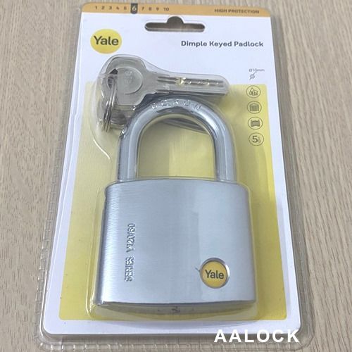 Ổ khóa bấm Yale Y120D/60/135/1/5 size 60mm chìa vi tính, khoá chống cắt, chống trộm cao cấp của Mỹ