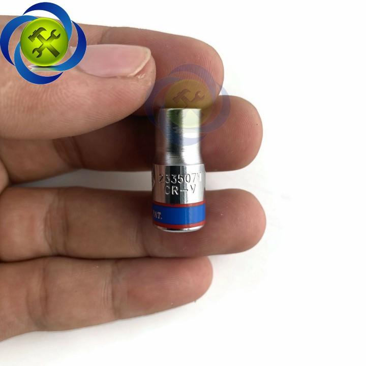 Tuýp trắng ngắn 07mm loai 1/4 Kingtony 233507M dài 24mm 6 cạnh