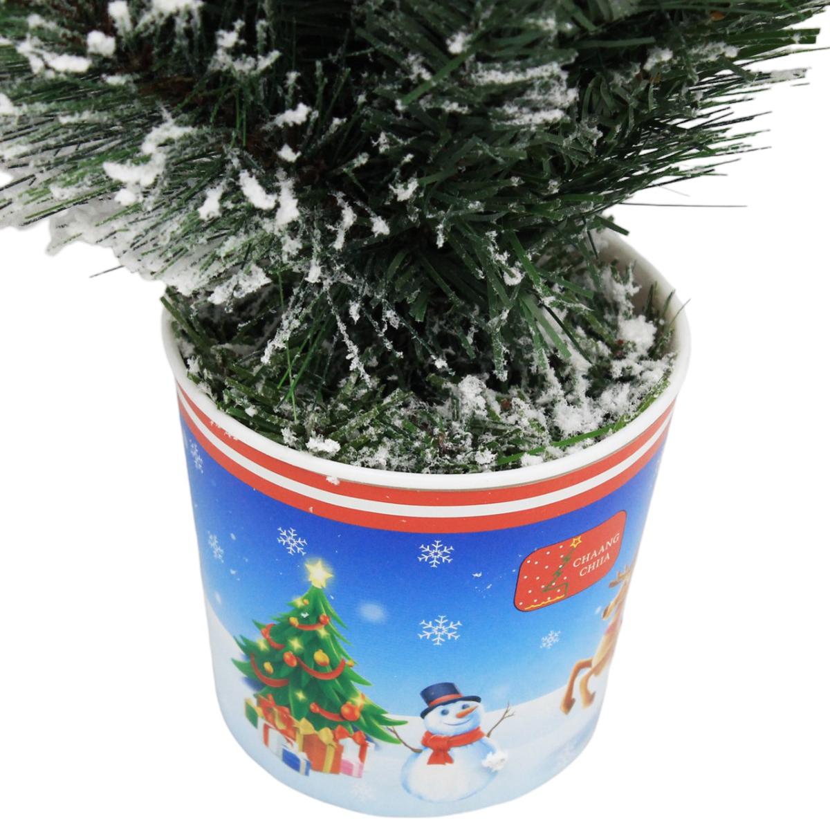 Cây Thông Mini 3 Loại Lá Phủ Tuyết Trang Trí Noel 60 cm - Chaang Chiia LP-3LLD-60CM