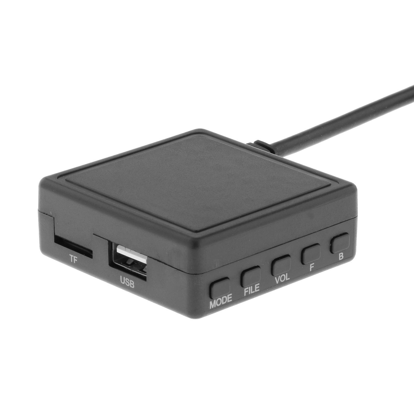 Car Bluetooth AUX Bluetooth 5.0 with Microphone 12V Adapter Fits for Audi A3 TT R8