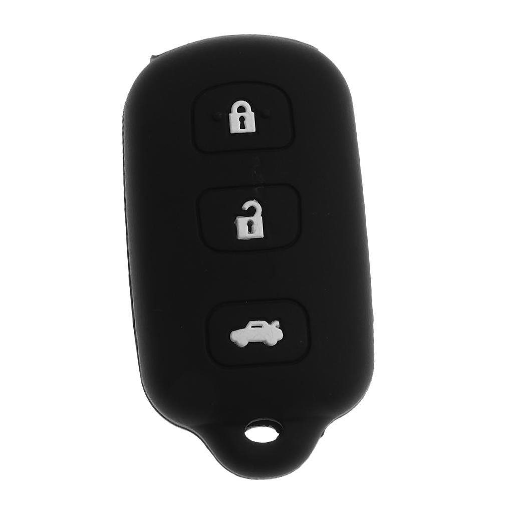 Car Key Silicone 3+1 Buttons Protective Case Cover For