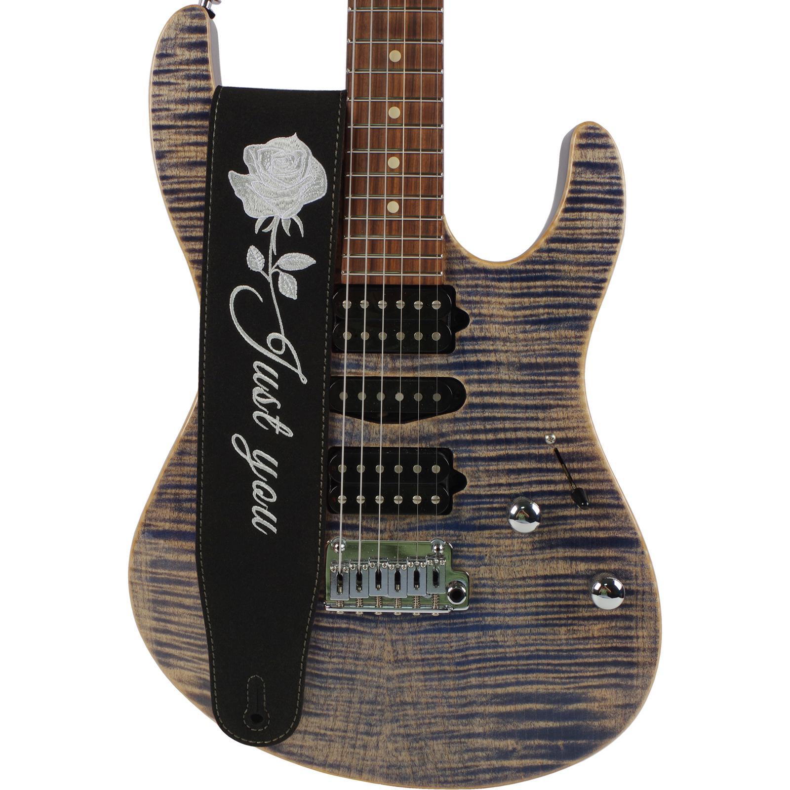 Guitar Strap Adjustable Strap Bass Acoustic Electric Guitar Accessories Black