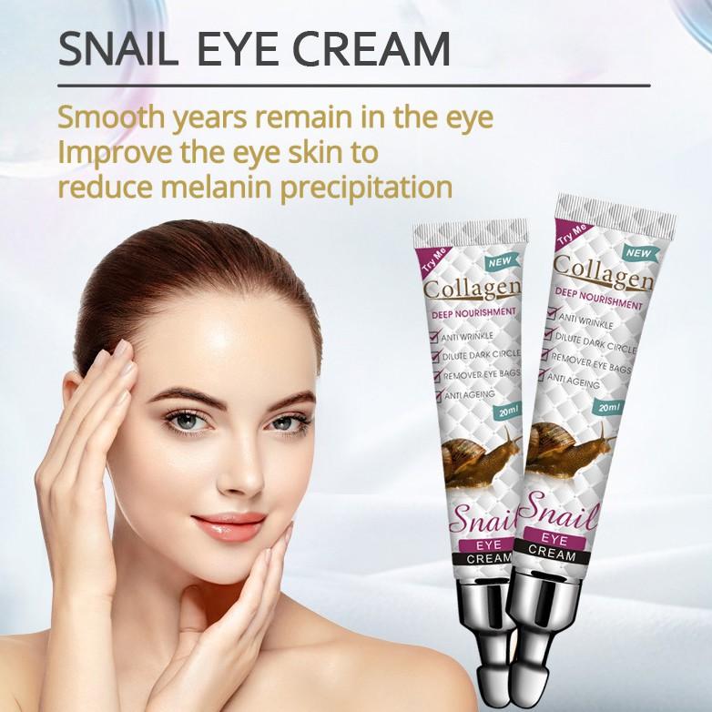 Kem dưỡng ẩm mắt Collagen Eye Cream ốc sên 20ml