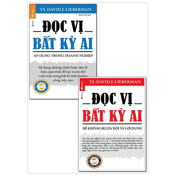 Combo Đọc Vị Bất Kỳ Ai - Áp Dụng Trong Doanh Nghiệp + Đọc Vị Bất Kỳ Ai - Để Không Bị Lừa Dối Và Lợi Dụng - Bộ 2 Cuốn