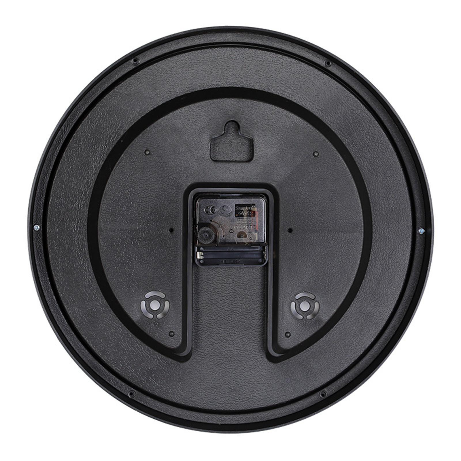 Modern 12 inch Wall Clock Battery Operated for Bedroom School Living Room