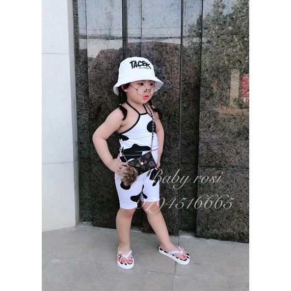 Quần leging lửng bò cho bé