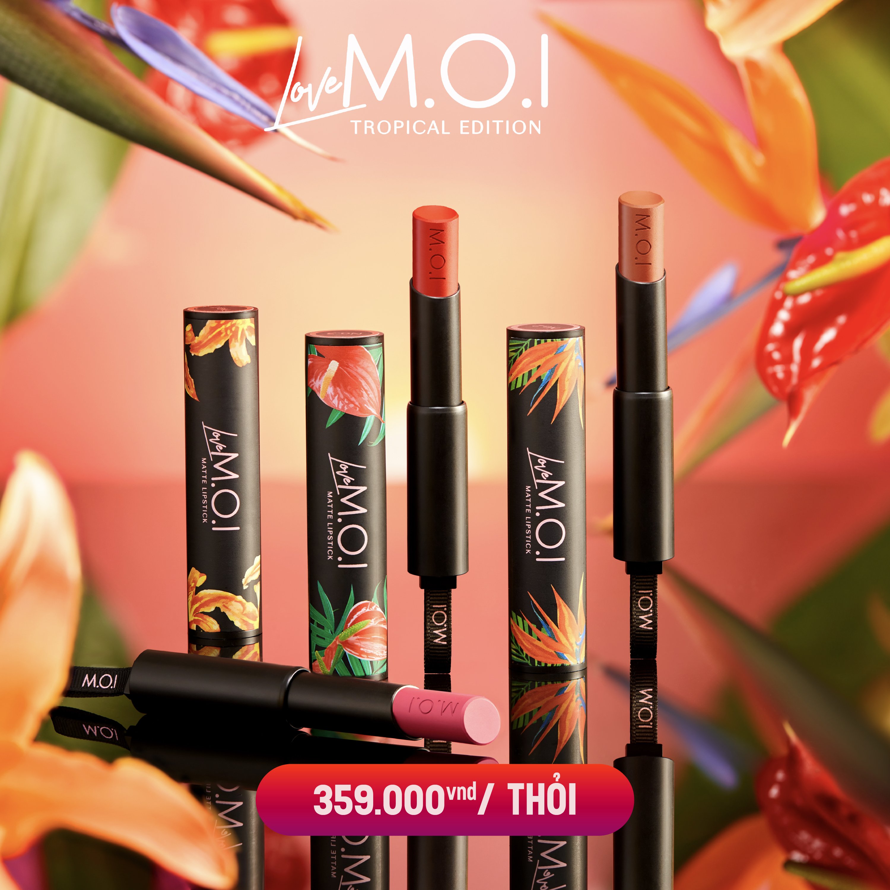 Son môi Hồ Ngọc Hà MOI Tropical Edition (Giới Hạn) 2022