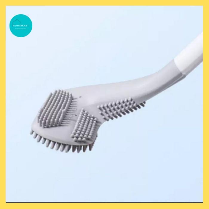Cọ Toilet Silicon Chổi cọ rửa nhà vệ sinh bồn cầu