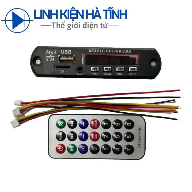 Mạch giải mã MP3 5-12V stereo lossless với bộ khuếch đại 3W hỗ trợ đầu đọc thẻ U disk TF WAV MP3