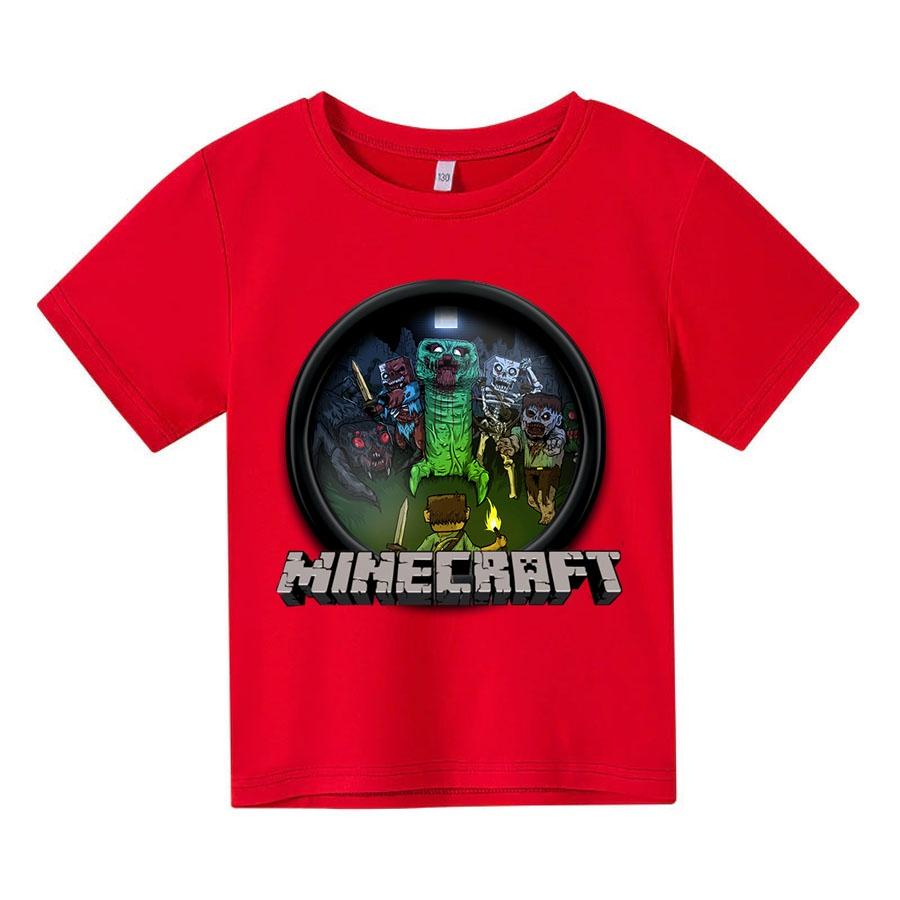 Áo thun trẻ em minecraft zombie Có size người lớn, King Cotton